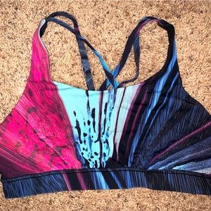 Lululemon Energy Multicolored Sport Bra - Used like new